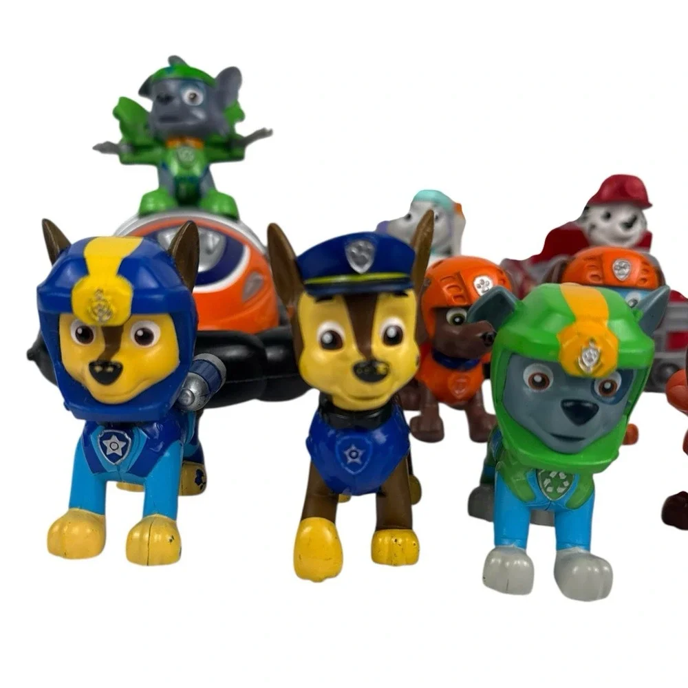 Paw Patrol Toy Lot Figures Vehicles Skye Chase‎ Rocky Everest Bundle AS IS E72Q